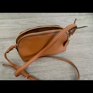 Brown Leather Crossbody Bag